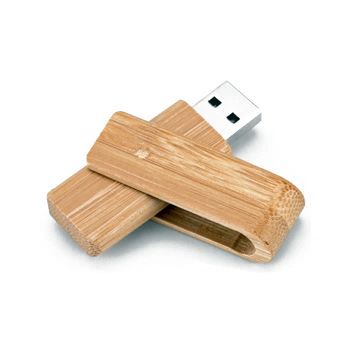 PEN DRIVE EM BAMBU 8GB - 97539